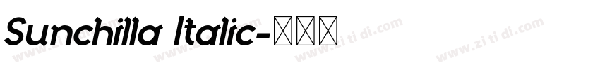 Sunchilla Italic字体转换 Sunchilla Italic字体转换